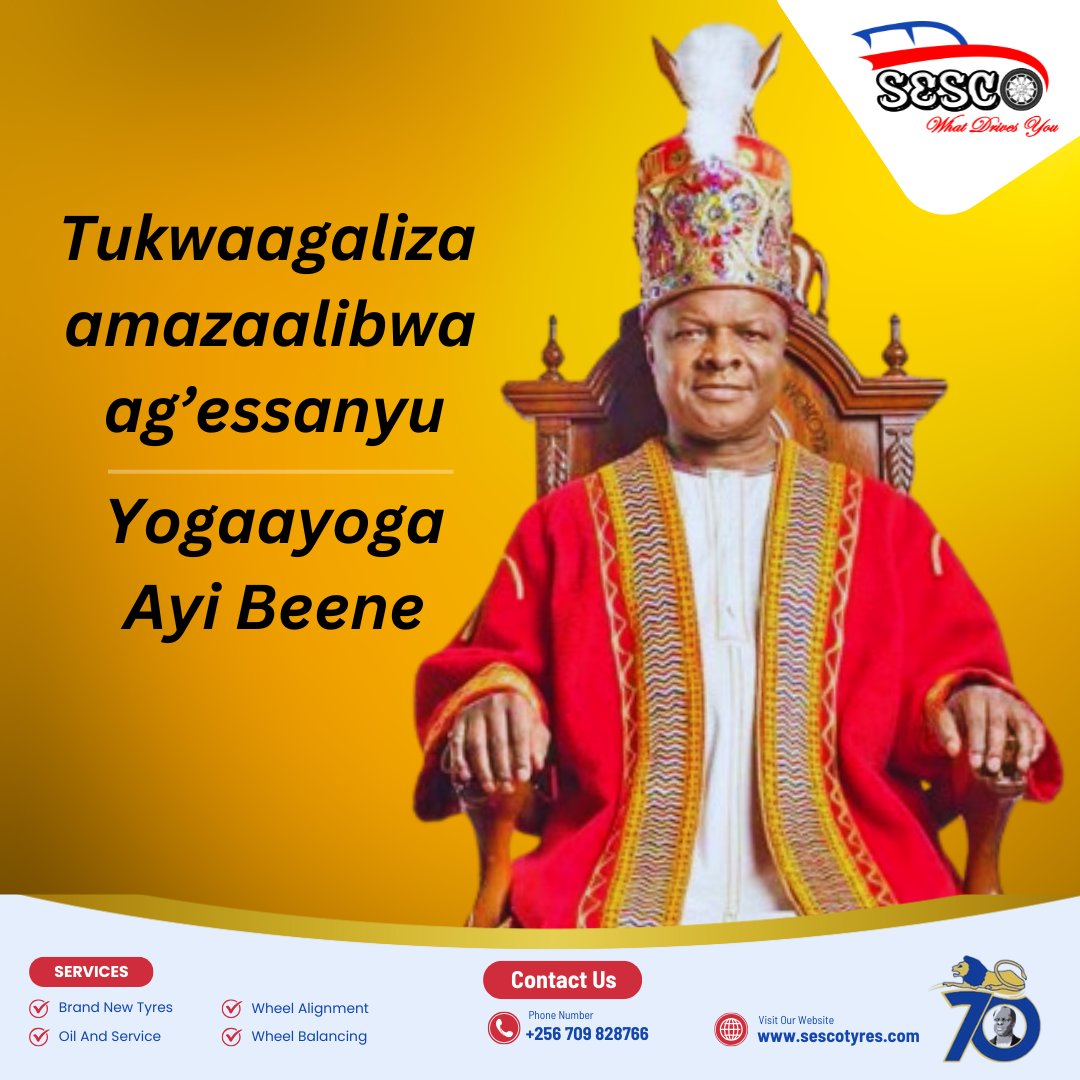 #HappyBirthday ayi ssaabasajja kabaka #KabakaMutebiAt70 #KabakaAt70 #KabakaWange #Buganda 
@BugandaOfficial 
<a href="/cpmayiga/">Charles Peter Mayiga</a>
