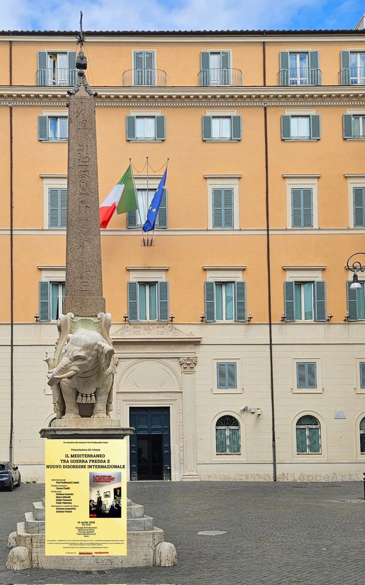 Loreto_1910's tweet image. Presentazione del libro
“Il Mediterraneo tra guerra fredda e nuovo disordine internazionale”.
All'evento saranno presenti: Pier Ferdinando #Casini
Cesare #Pinelli
Giuliano #Garavini
Marco #Minniti
Giulio #Tremonti
Paolo #Valentino
Gennaro #Acquaviva Antonio #Varsori
#Agorà1910