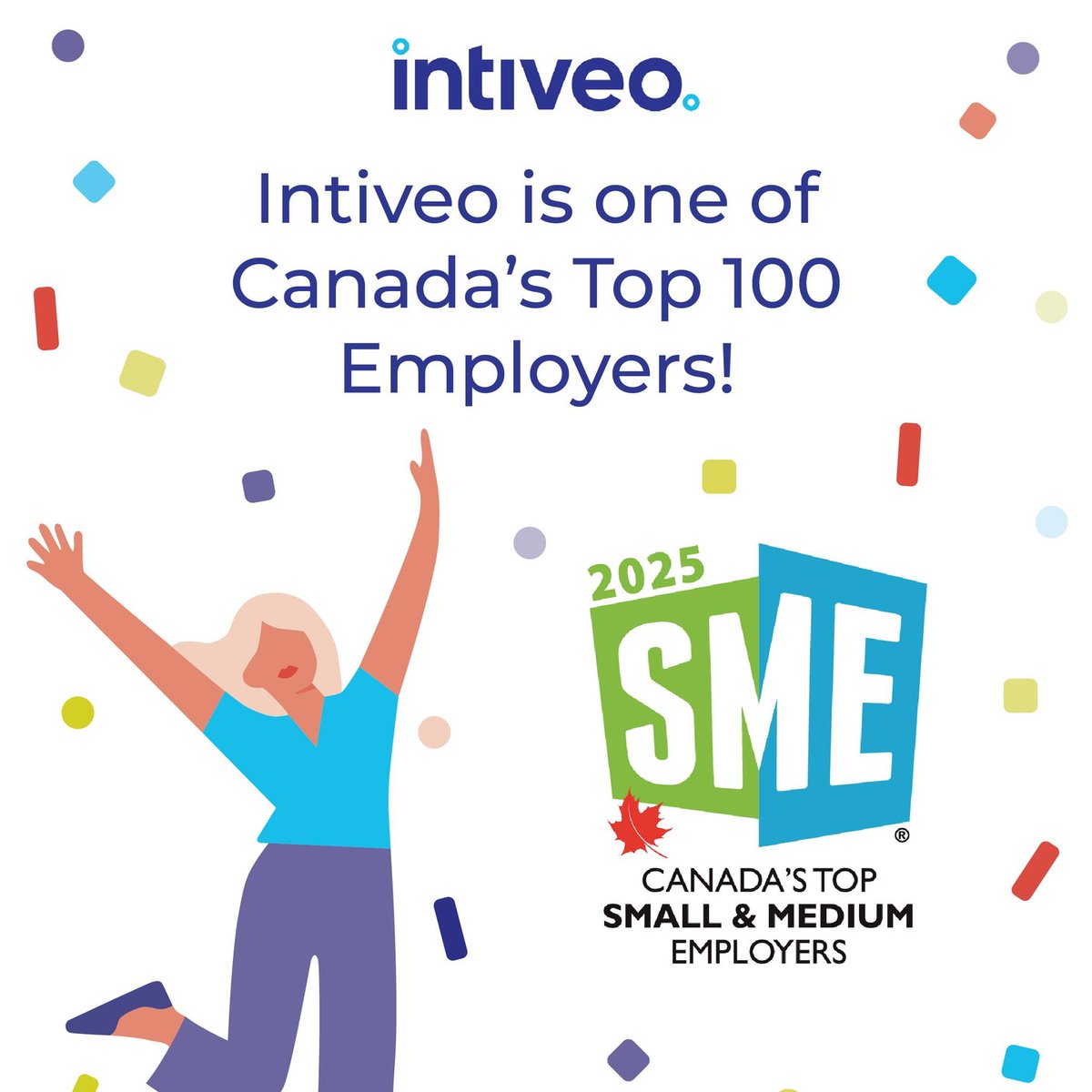 Intiveo's tweet photo. Intiveo is proud to be chosen as one of Canada’s Top 100 Employers! 
Read the article > https://t.co/ZxVTkBo38E

#patientengagement #Dentalsoftware https://t.co/Q0TNjkKbn8