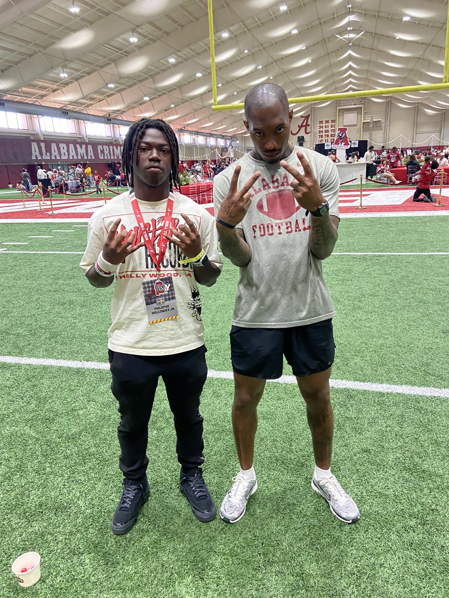 Phileepae Holloway jr (@phileepae3) on Twitter photo Had a great time at bama today at the a-day game!! #RTR <a href="/KalenDeBoer/">Kalen DeBoer</a> <a href="/TDARecruiting/">Touchdown Alabama Recruiting</a> <a href="/byron_devinner/">Byron De'Vinner</a> <a href="/DexPreps/">DexPreps</a> <a href="/recruitmeu/">Recruit Me University</a> <a href="/AverageJoesSpo1/">Average Joe’s Sports Talk, LLC</a> <a href="/PrepRedzoneAL/">Prep Redzone Alabama</a> <a href="/UnLockYourGame/">UnLockYourGame</a> <a href="/Phileepae3Sr/">Phileepae Holloway Sr</a> <a href="/BAMACoachG/">Robert Gillespie</a> <a href="/haha_cd6/">Ha Ha Clinton-Dix</a> <a href="/HallTechSports1/">Hall-Tech Sports</a> <a href="/_SouthernXpress/">Southern Xpress 7v7 Foundation</a> <a href="/DownSouthFb1/">Down South</a> <a href="/ALPrepStars/">ALPrepStars</a> Had a great time at bama today at the a-day game!! #RTR <a href="/KalenDeBoer/">Kalen DeBoer</a> <a href="/TDARecruiting/">Touchdown Alabama Recruiting</a> <a href="/byron_devinner/">Byron De'Vinner</a> <a href="/DexPreps/">DexPreps</a> <a href="/recruitmeu/">Recruit Me University</a> <a href="/AverageJoesSpo1/">Average Joe’s Sports Talk, LLC</a> <a href="/PrepRedzoneAL/">Prep Redzone Alabama</a> <a href="/UnLockYourGame/">UnLockYourGame</a> <a href="/Phileepae3Sr/">Phileepae Holloway Sr</a> <a href="/BAMACoachG/">Robert Gillespie</a> <a href="/haha_cd6/">Ha Ha Clinton-Dix</a> <a href="/HallTechSports1/">Hall-Tech Sports</a> <a href="/_SouthernXpress/">Southern Xpress 7v7 Foundation</a> <a href="/DownSouthFb1/">Down South</a> <a href="/ALPrepStars/">ALPrepStars</a>
