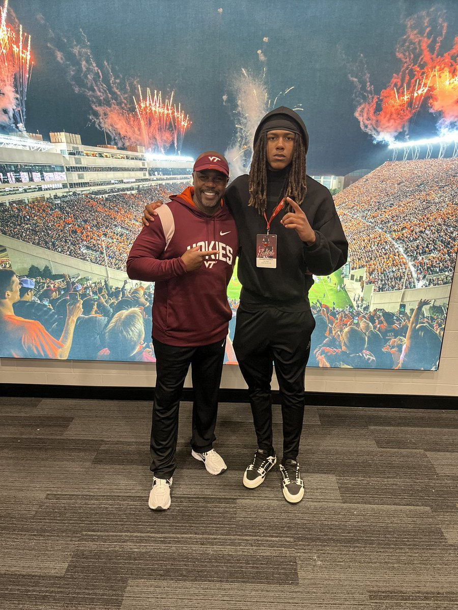 Shawn Church Jr (@jumpmanchurch) on Twitter photo Had a great time up in Blacksburg!! I appreciate the hospitality and liked what I saw today in the Spring Game ! #hokienation <a href="/CoachdjCheetah/">Derek Jones</a> <a href="/CoachPryVT/">Brent Pry</a> <a href="/HokiesFB/">Virginia Tech Football</a> Had a great time up in Blacksburg!! I appreciate the hospitality and liked what I saw today in the Spring Game ! #hokienation <a href="/CoachdjCheetah/">Derek Jones</a> <a href="/CoachPryVT/">Brent Pry</a> <a href="/HokiesFB/">Virginia Tech Football</a>