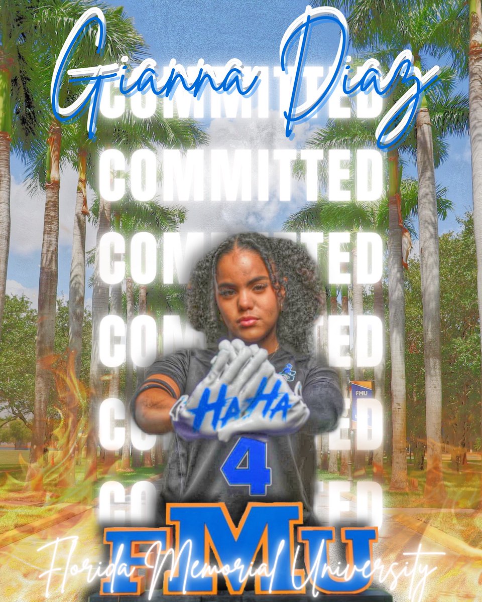 giannaediaz's tweet photo. After MUCH consideration between offers, I am SO beyond blessed and excited to announce my verbal commitment to @FMUFlagFootball !💙🧡🦁 #FMU2025 @CoachBLeeJr @coachemartin @BokeyFlagFB @BokeySports @shsnoles https://t.co/5pLboZbuuQ