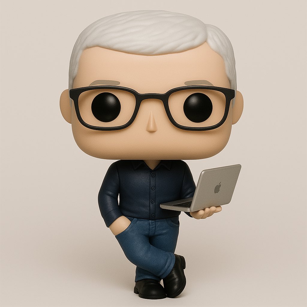 dazzerc's tweet image. I asked Chat GPT to generate an image of a  #TimCook #FunkoPop. #Apple