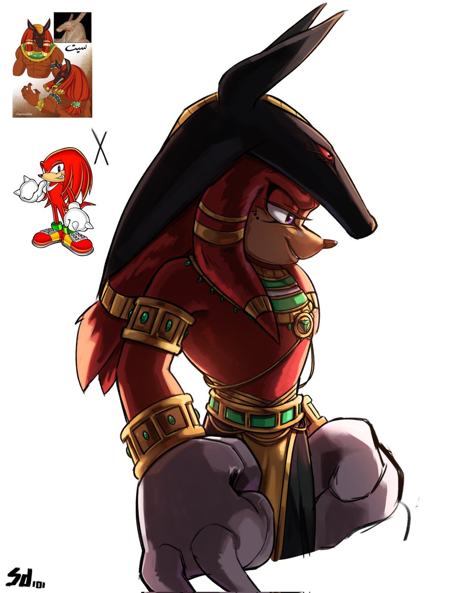 rowan19n's tweet photo. Seth Knuckles #SonicTheHedegehog #KnucklesTheEchidna https://t.co/r97hbLKYbC