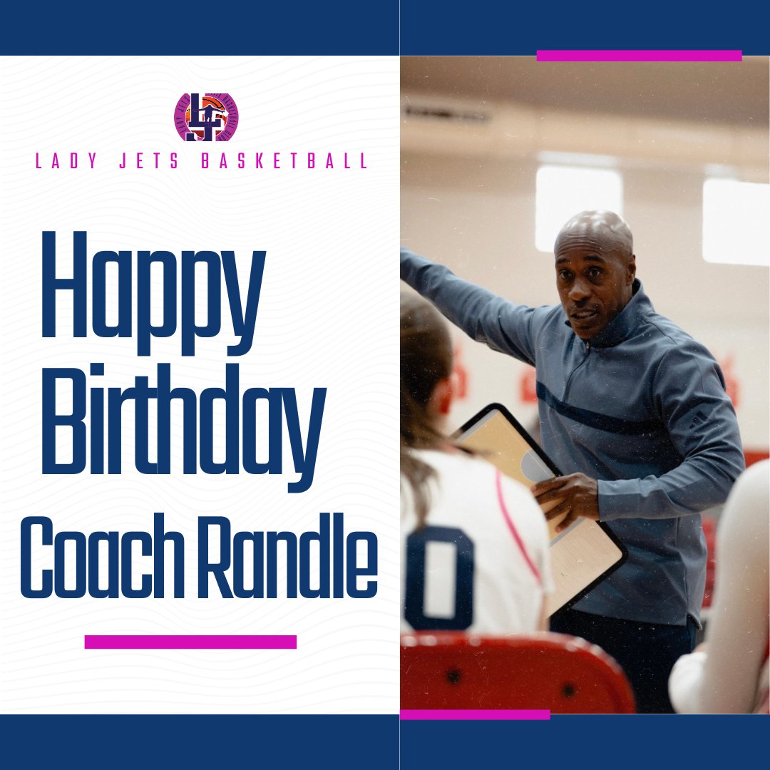 LadyJetsElite's tweet photo. Help us wish Coach @RegRandle12 a Happy Birthday!! Thank you for all you do for our players and the Lady Jets organization. 🎂🥳🎉 https://t.co/PzH5xMvV31