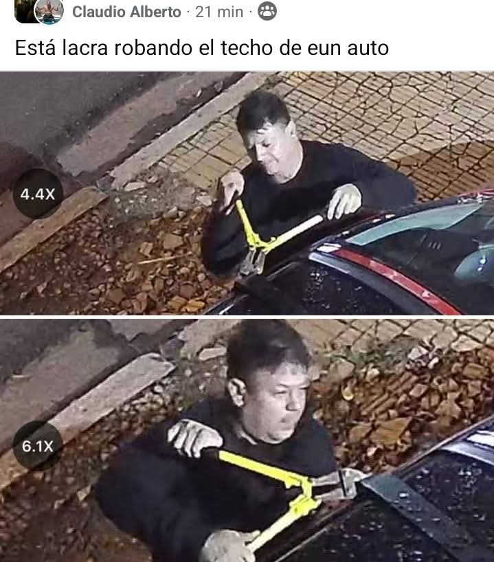 martinezmerce18's tweet photo. #LaMatanza 

Increíble!!
Ya no saben que robar !!
Lo conocen ? 
Anda robando techos de autos!
Verdadera 🐀 ! https://t.co/5y3uzx6mJW