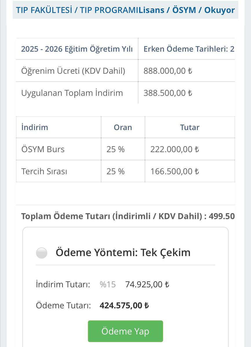 #MedipolDeZam
Okulun bi katını bana mı veriyonuz bu ne😁 (erken ödeme+peşin fiyatı)