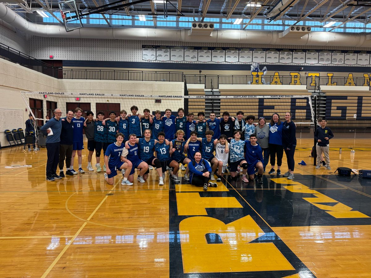 Congratulations to the varsity volleyball team on winning the Harland Invitational tournament in Detroit after defeating Basilian brother school, Detroit Catholic Central in the final. <a href="/dccshamrocksvb/">DCC Volleyball</a> #teachmeGDK