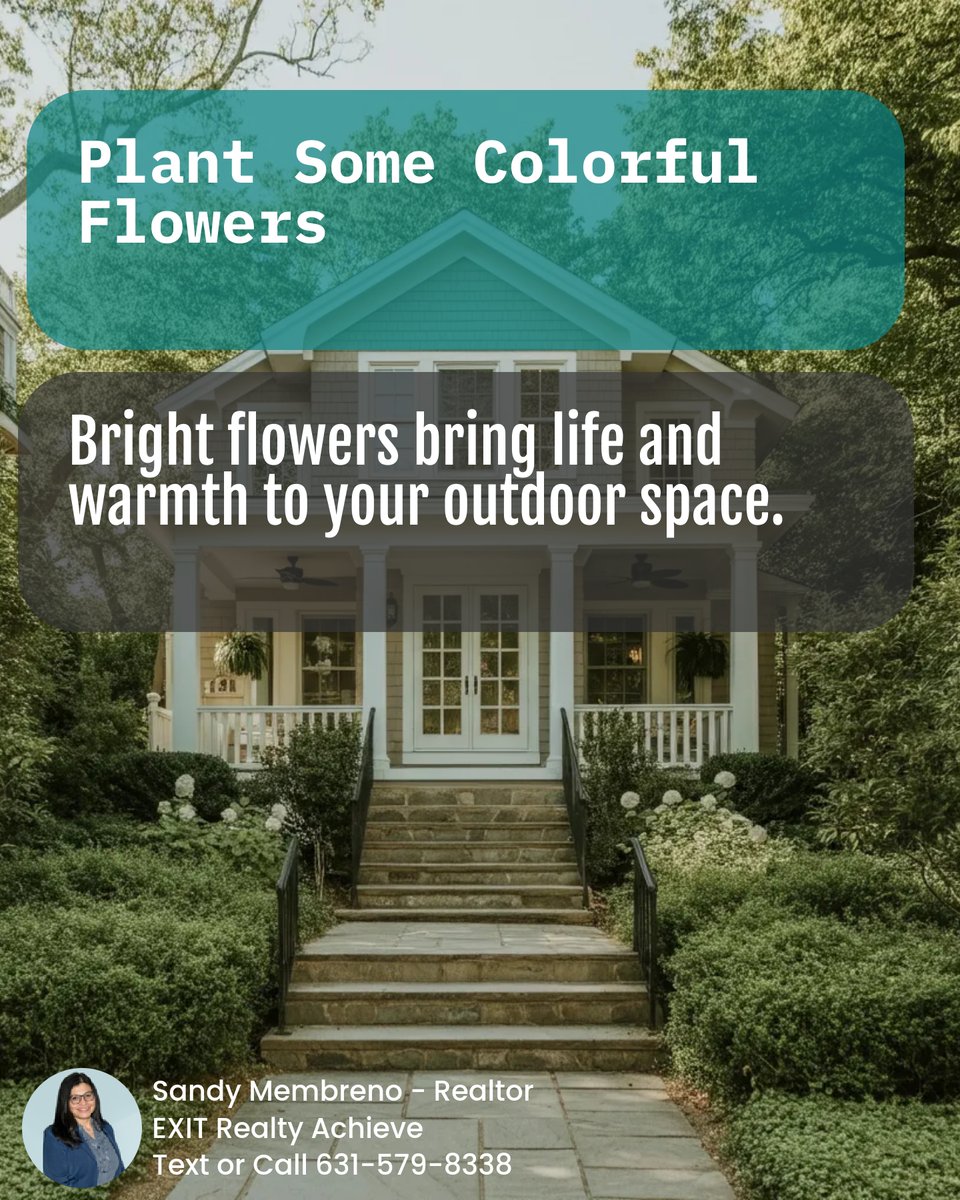 SandyMembreno's tweet photo. Want to catch a buyer's eye on Long Island? Revamp that yard! 🌿💰 A fresh coat of paint on the fence, some colorful flowers, and neat pathways can make buyers see $$$ 😍 Ready to boost your home's curb appeal and value? What's your go-to yard tip? #LongIslandRealEstate https://t.co/L89acIkLp3