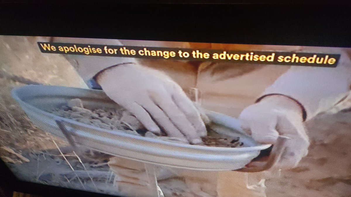 Hello <a href="/QuestTV/">Quest</a>. Every time you're meant to show cycling this seems to happen. Is there any reason why you're so useless?