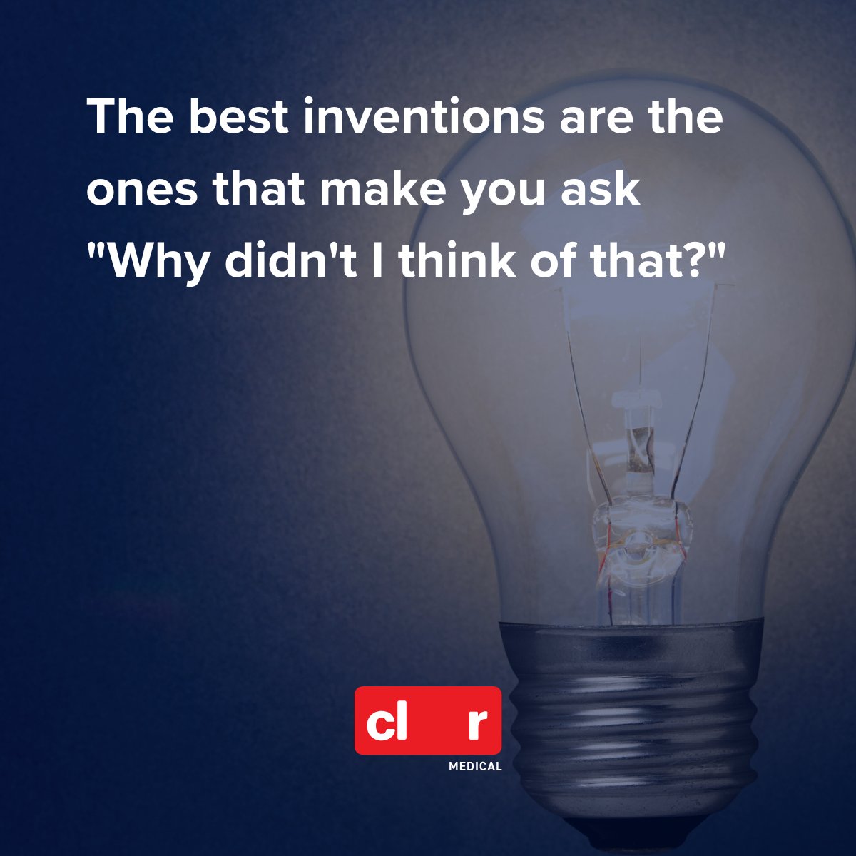 The best inventions are the ones that make you ask "Why didn't I think of that?" At <a href="/CLRMedical/">CLR Medical</a>, we get that a lot...  #ThoracicIrrigation #TheSolutionIsCLR