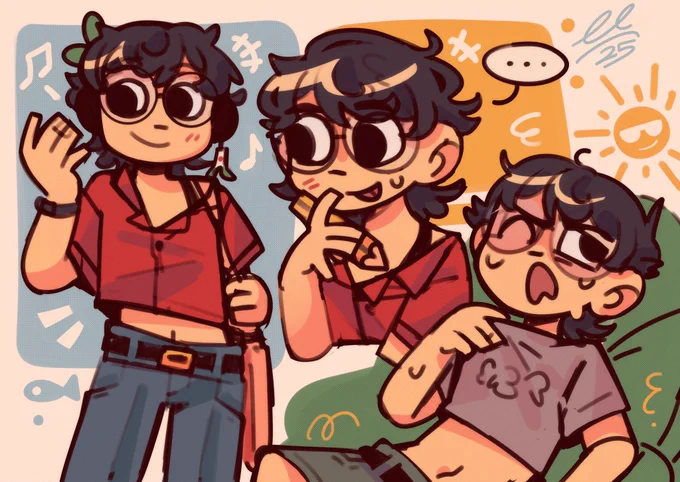 I fw Scott Pilgrim artstyle (wip)
