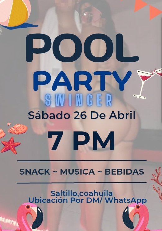 LUJURIASaltillo's tweet photo. Gran Pool Party Swinger! El único club swinger de #Saltillo y el mejor
Información por DM🔥
#swingersméxico #swingersaltillo #parejasaltillo #Saltillohot #saltilloswinger https://t.co/JnoUzKe0iQ