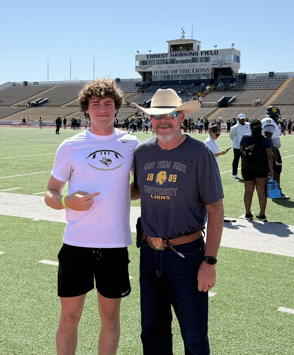 Coach Whitsett (@coachwhitsett) on Twitter photo Met up with my 2026 <a href="/MCAMustangFB/">MCA Mustang Football</a> QB <a href="/Cody_Dow2026/">Cody Dow</a> at <a href="/Lions_FB/">East Texas A&M Football</a> Junior Day!
Full day of <a href="/Lion_Softball/">East Texas A&M Softball</a> and <a href="/Lion_Athletics/">East Texas A&M Lion Athletics</a> Fan Fest, FB Jr Day and FB Spring Game! Great Day in Commerce! Met up with my 2026 <a href="/MCAMustangFB/">MCA Mustang Football</a> QB <a href="/Cody_Dow2026/">Cody Dow</a> at <a href="/Lions_FB/">East Texas A&M Football</a> Junior Day!
Full day of <a href="/Lion_Softball/">East Texas A&M Softball</a> and <a href="/Lion_Athletics/">East Texas A&M Lion Athletics</a> Fan Fest, FB Jr Day and FB Spring Game! Great Day in Commerce!