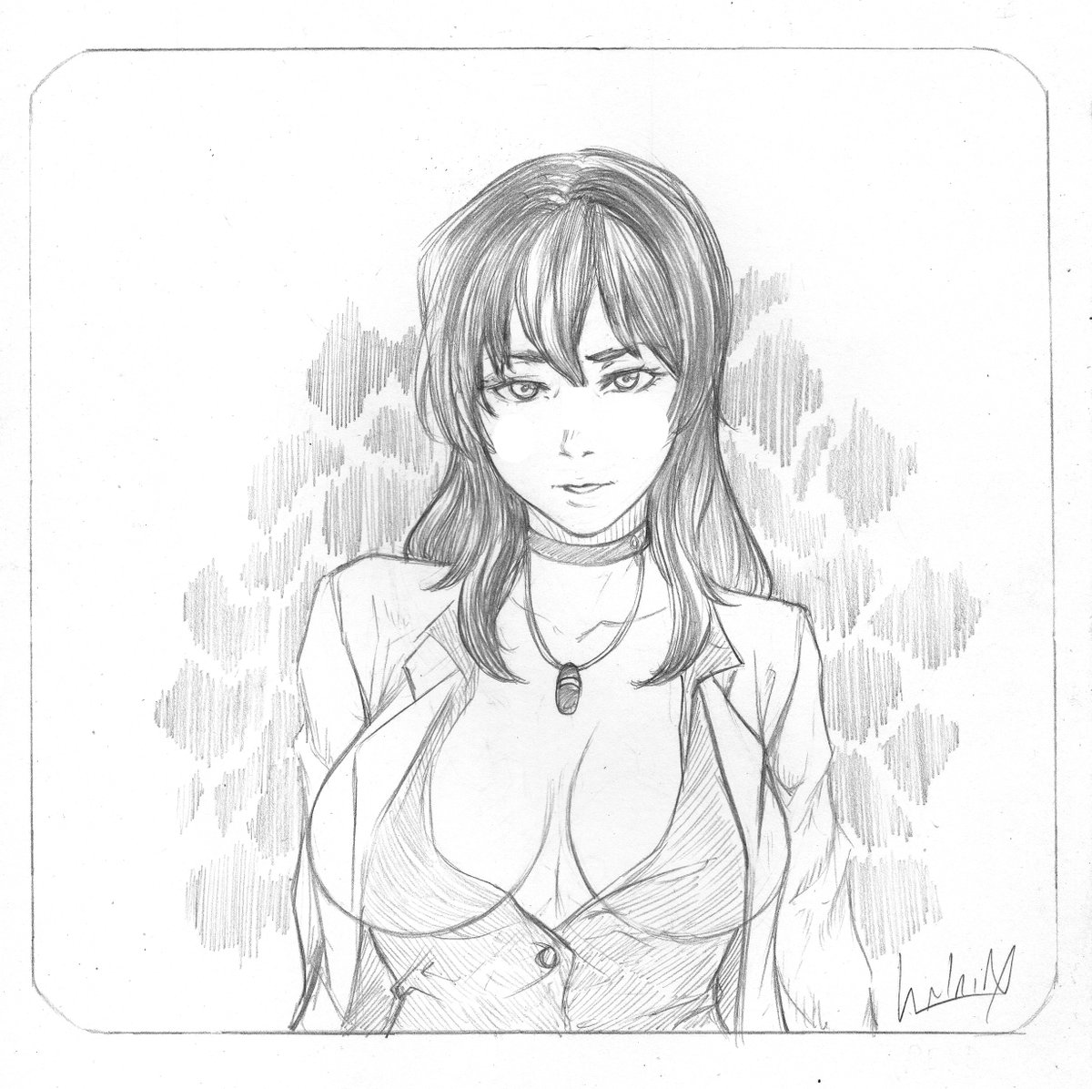 A very early concept sketch of Irene. (Art by Salaiix)