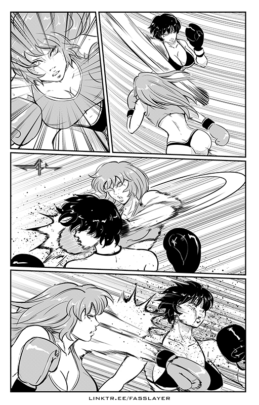 FASSLAYER's tweet photo. boxing comic commission, page 8
https://t.co/HQk9Ve4W2q
#femaleboxer #boxingcomic #boxingwomen #mangafight https://t.co/TbxF4Yb3nX