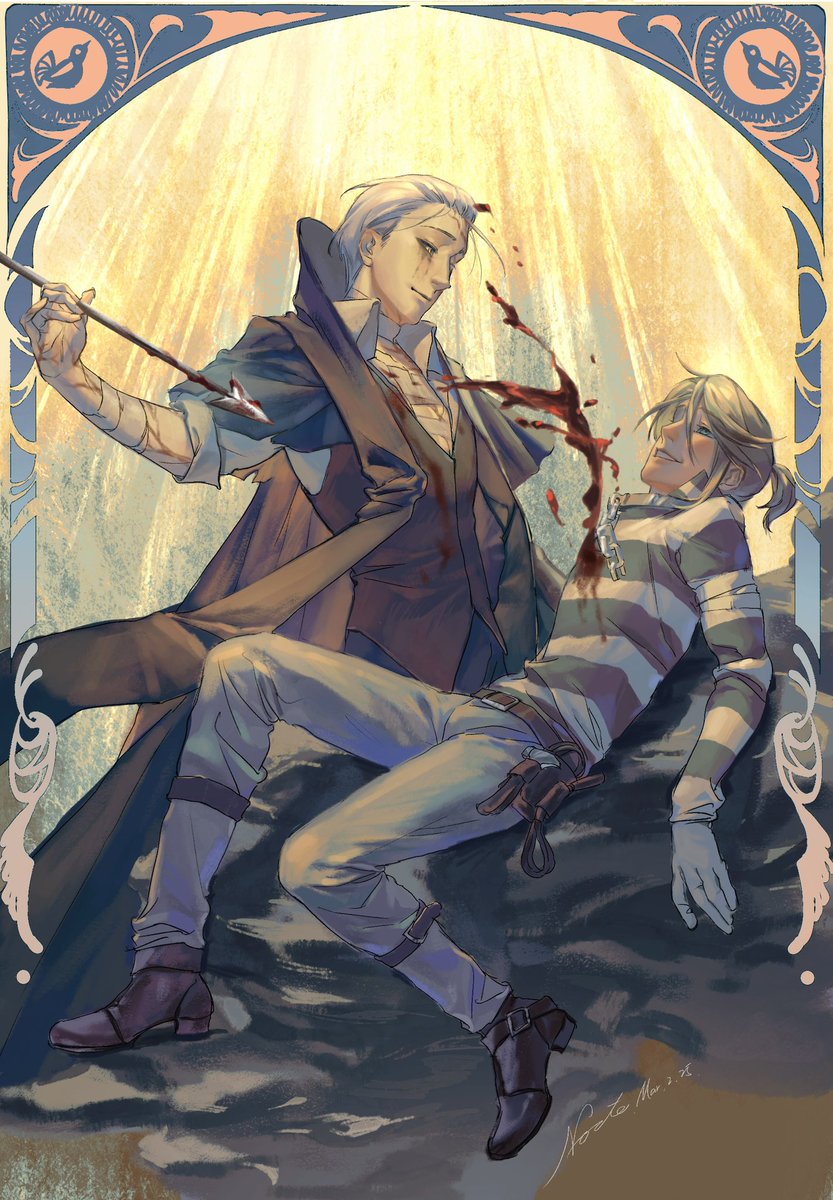 yxnocte's tweet photo. Set.  #AlvaLorenz #lucabalsa #LucaAlva #囚隐 #Identityv https://t.co/PCZRTW5Ud6