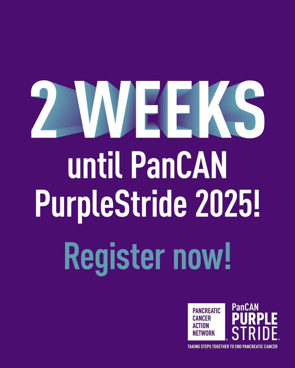 Only TWO weeks left to bring people to Parsippany!  We look forward to seeing everyone April 26th!

Register today at purplestride.org/nj