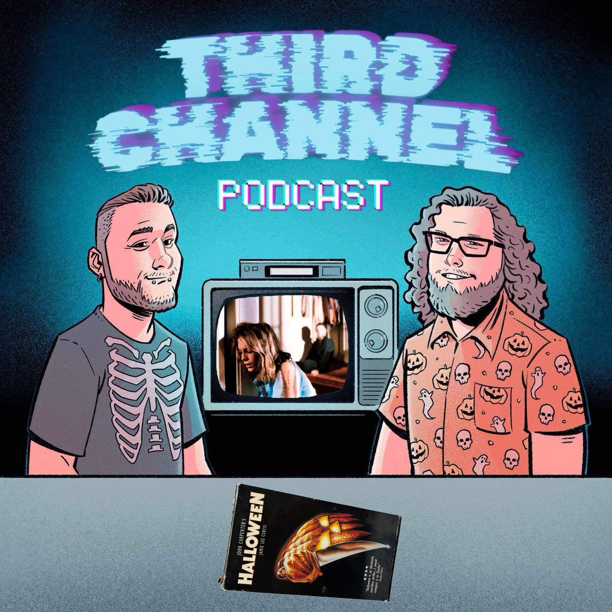 thirdchannelpod's tweet photo. It’s Halloween. Everyone’s entitled to one good scare. This week PJ &amp; Derek are joined by special guest Bug as they discuss the film’s lasting influence on horror, its eerie use of suburban dread, &amp; why Michael Myers remains one of cinema’s most terrifying enigmas. 📺 #Halloween https://t.co/dXidM88pDI