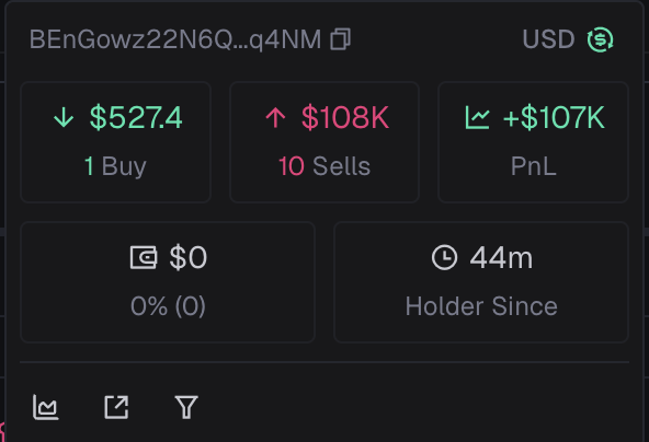this guy turned $500 into over $100k in less than 1 hour😳

the trenches are so back.