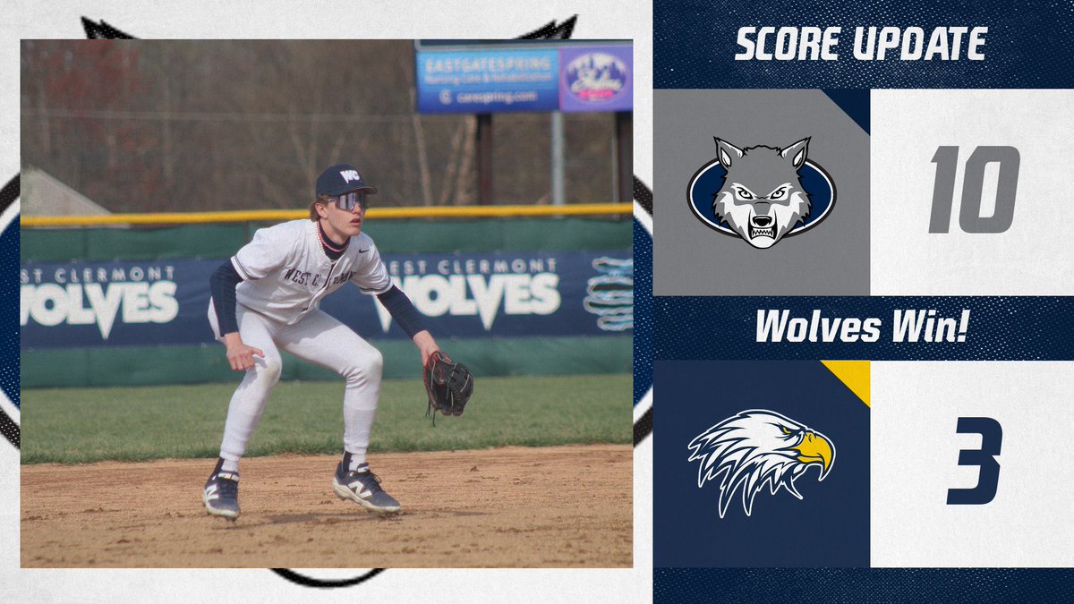 Varsity Baseball ends the week on a high note beating Walnut Hills 10-3!