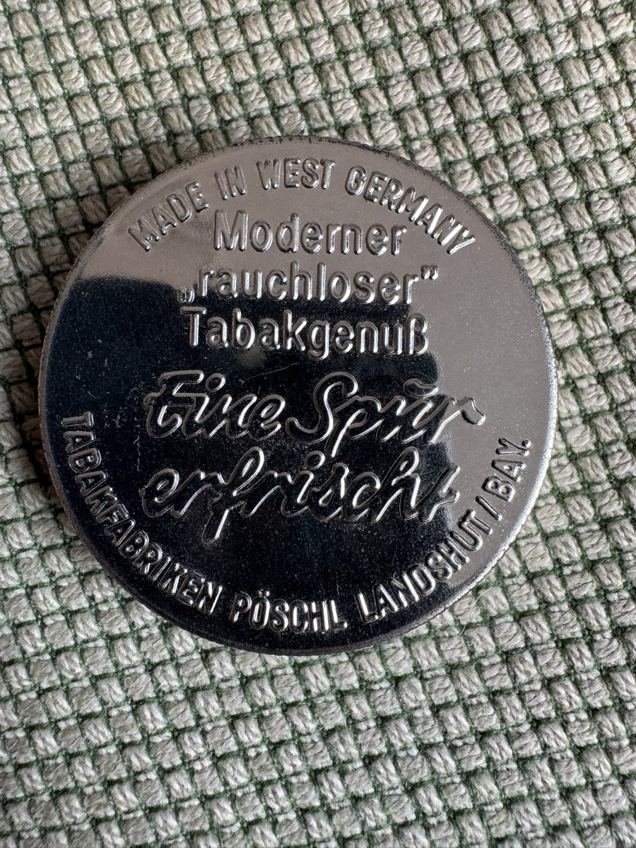 Snuff from a non-existent country. I’m sure it’s still good.