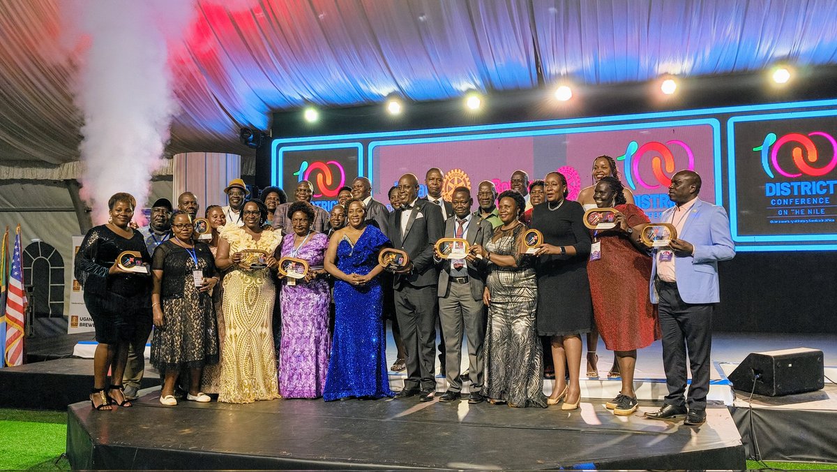 rcbnuganda's tweet image. We are ecstatic to be named Rotary Club of the Year for RY 2024-25.