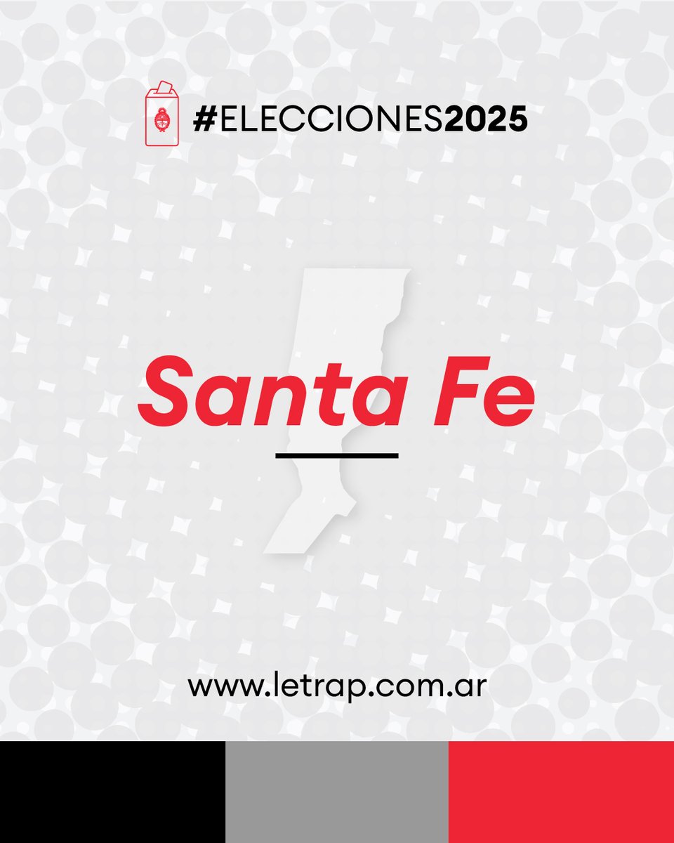 Letra_P's tweet photo. #Elecciones2025 📍 SANTA FE

📅 Se abre el calendario electoral 2025

📜 Luego de 62 años, la Bota se apresta a reformar su Constitución y casi 2,9 millones de personas están habilitadas para elegir 69 convencionales constituyentes 

🗳️ Además, se pondrán en juego las autoridades municipales. Este domingo se celebrarán las elecciones primarias y las generales serán el 29 de junio
