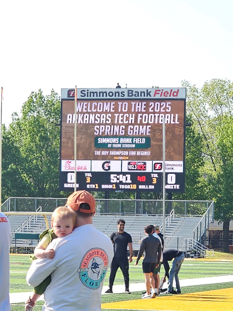 Wyatt Golden (@golden19wyatt) on Twitter photo Great day at <a href="/ArkansasTech/">Arkansas Tech</a> Football spring game with my boy <a href="/Tyrus17Greene/">Tyrus Greene</a>.<a href="/Jack_Grissom18/">Jack Grissom</a> <a href="/KevinNJWewers/">Kevin Wewers</a> <a href="/CoachRiley7/">Coach Riley</a> <a href="/RoyThompsonFB/">CoachThompson</a> <a href="/FrankEspy/">Frank Espy</a> <a href="/CoachVincentWH/">Hunter Vincent, Ed. S.</a> <a href="/ArkansasFBFan94/">🐗ArkansasRazorbackUpdates🐗</a> <a href="/tannerspearman/">Tanner Spearman</a> <a href="/CoachHefNCSA/">CoachHefNCSA</a> <a href="/QB_Doctor/">QBDoctor</a> <a href="/coachmitch13/">Jason Mitchell</a> <a href="/tctabler/">PrepRedZoneTom Tabler</a> <a href="/CoachBohler8/">Coach Bohler</a> <a href="/bulldogs_wh/">White Hall Bulldog Football</a>🟢🟡 Great day at <a href="/ArkansasTech/">Arkansas Tech</a> Football spring game with my boy <a href="/Tyrus17Greene/">Tyrus Greene</a>.<a href="/Jack_Grissom18/">Jack Grissom</a> <a href="/KevinNJWewers/">Kevin Wewers</a> <a href="/CoachRiley7/">Coach Riley</a> <a href="/RoyThompsonFB/">CoachThompson</a> <a href="/FrankEspy/">Frank Espy</a> <a href="/CoachVincentWH/">Hunter Vincent, Ed. S.</a> <a href="/ArkansasFBFan94/">🐗ArkansasRazorbackUpdates🐗</a> <a href="/tannerspearman/">Tanner Spearman</a> <a href="/CoachHefNCSA/">CoachHefNCSA</a> <a href="/QB_Doctor/">QBDoctor</a> <a href="/coachmitch13/">Jason Mitchell</a> <a href="/tctabler/">PrepRedZoneTom Tabler</a> <a href="/CoachBohler8/">Coach Bohler</a> <a href="/bulldogs_wh/">White Hall Bulldog Football</a>🟢🟡