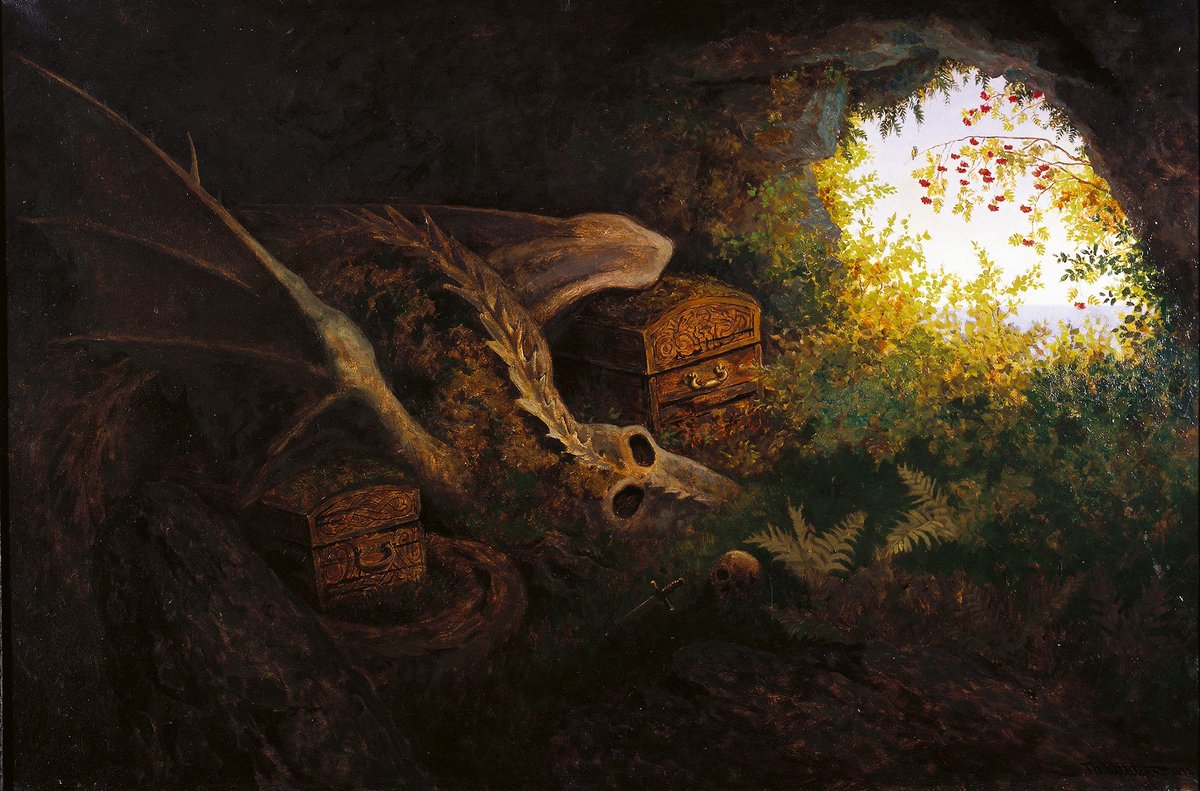 0zmnds's tweet photo. Theodor Kittelsen https://t.co/IBpCPlTSuI