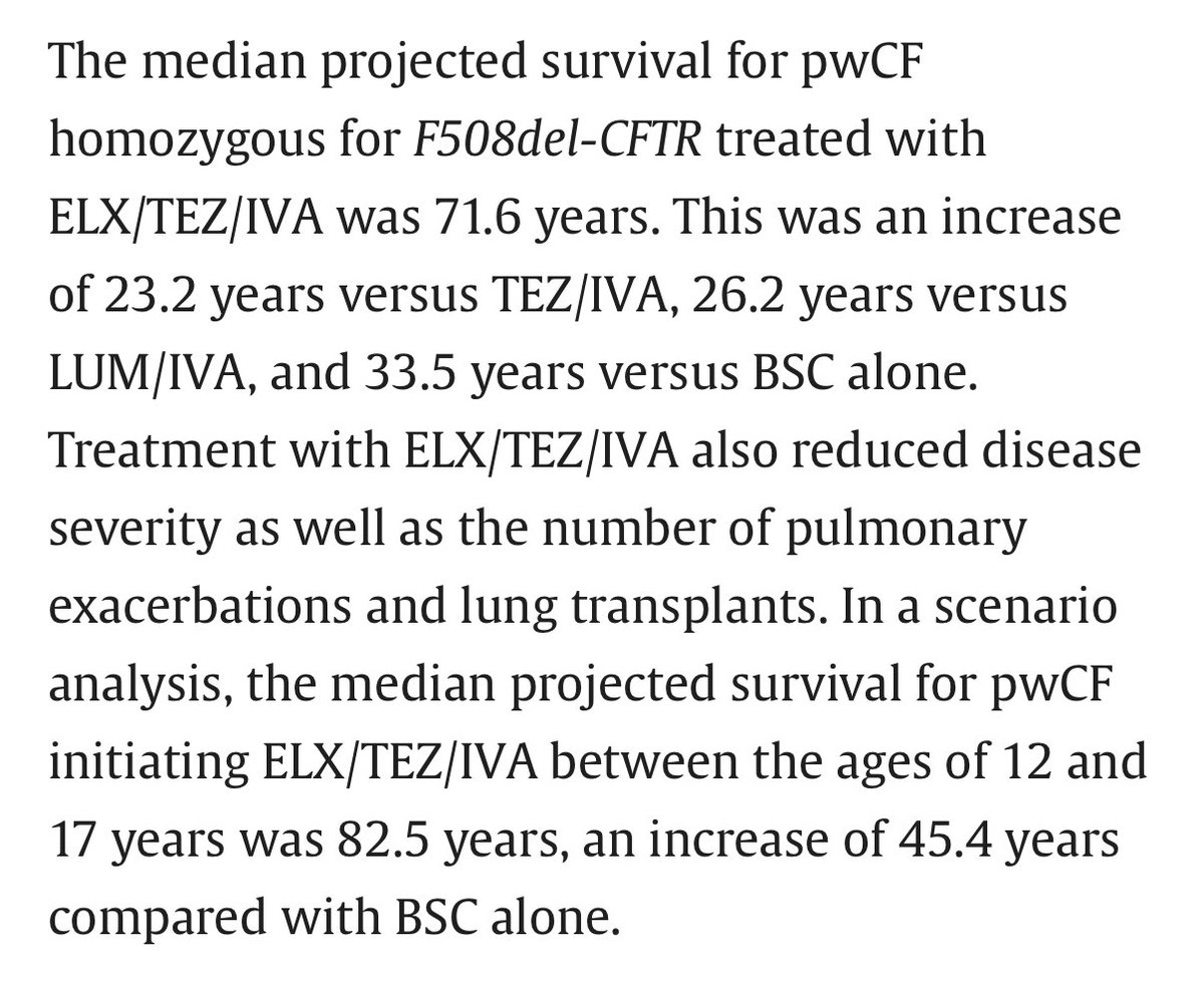Median age of survival for cystic fibrosis patients was 4-5 in 1954. 

I’m 34 in 2025.

Today, some median project survival analyses say CF patients born today can expect to live to be 70+

Feels like we’re healthier now than ever before.