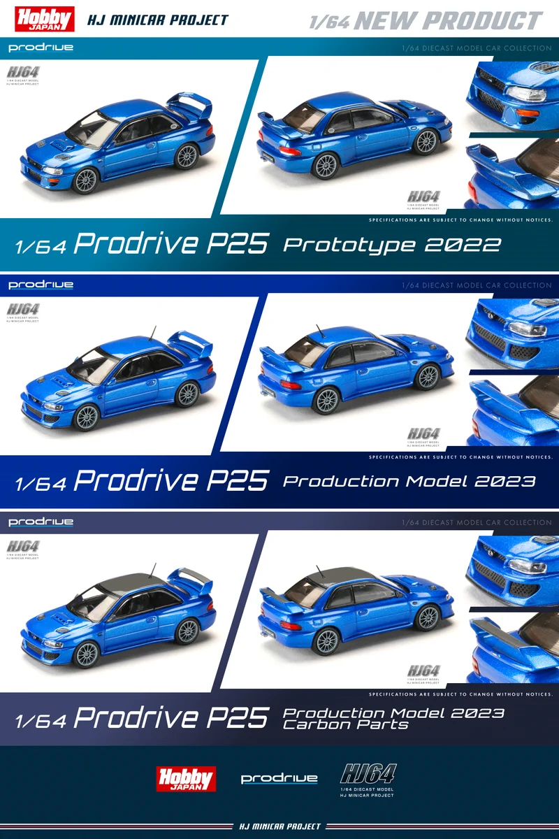 【2種セット】ホビージャパン 1/64 Prodrive P25 インプレッサ GoXis9gXcAE2zig?format=webp&