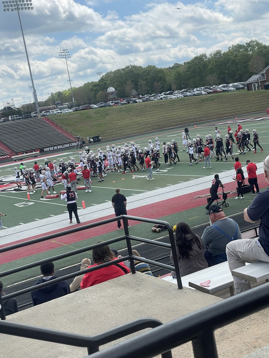 MckinnJamarion's tweet image. Had a great time @GWUFootball thank you @CoachTylerJohns for the invite the energy was amazing and I loved seeing the players fly around having fun competing.