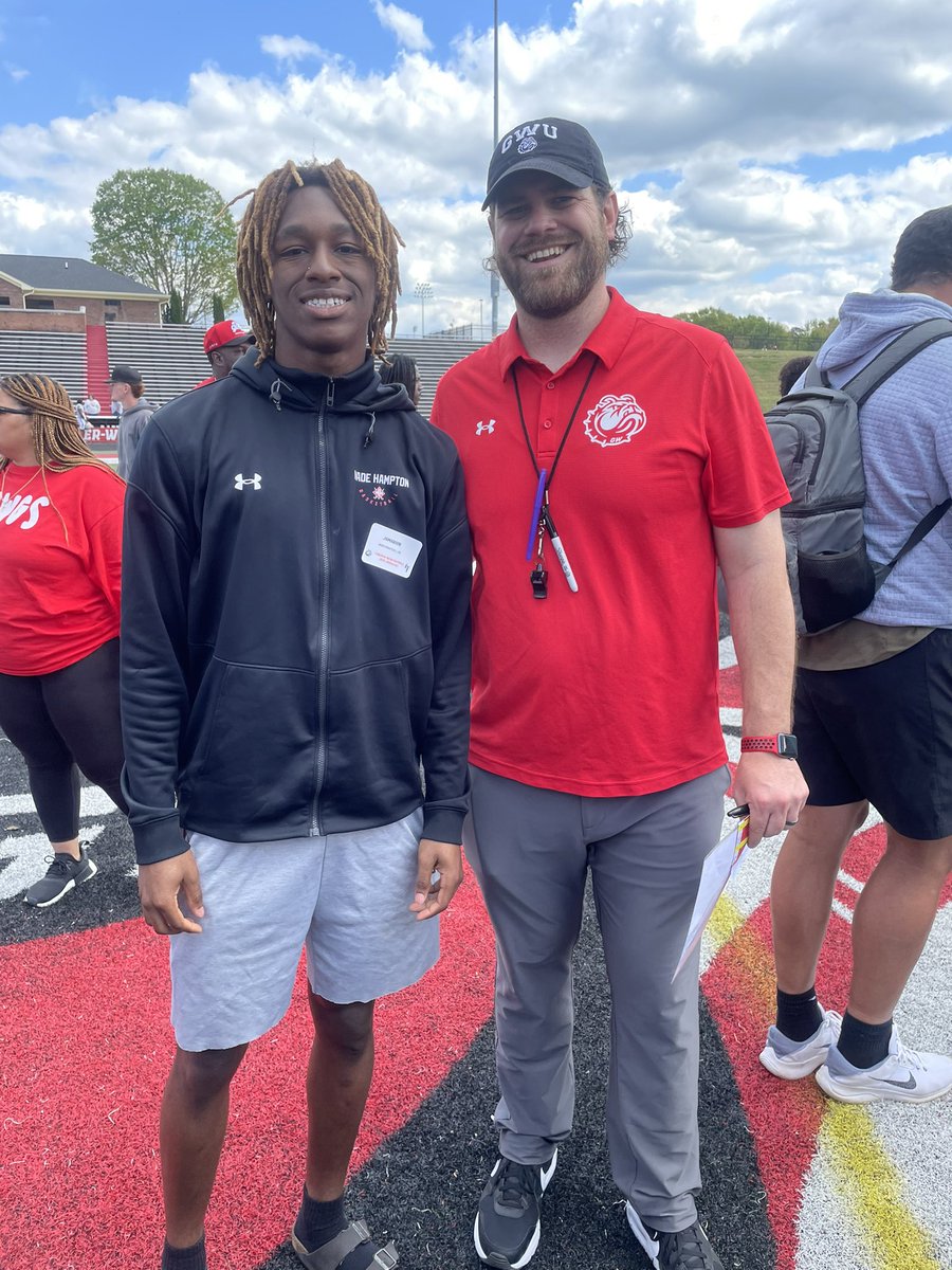 MckinnJamarion's tweet image. Had a great time @GWUFootball thank you @CoachTylerJohns for the invite the energy was amazing and I loved seeing the players fly around having fun competing.