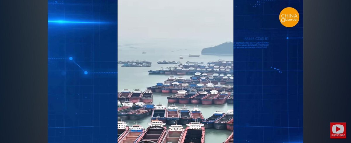GenFlynn's tweet photo. READ THIS THREAD BELOW. Thank you Rod for this smart analysis. 

Before you do, quickly examine these photos taken this week on the Yangtze River in China (a vital commercial thoroughfare). Totally empty and going nowhere. There are also two areas that I’m told are experiencing strikes by employees because their wages are being docked significantly. Xi is in trouble and he’ll be working to kiss many rear ends around the world. 

Pay attention folks, things will get interesting. My recommendation to @realDonaldTrump is to up the tariff even more. 

Two can play at this irregular warfare game. 
@boonecutler
