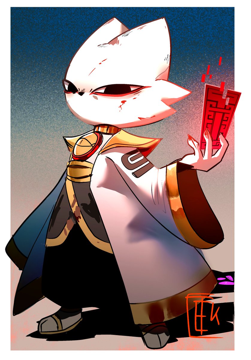 hi chat i redrew yinny's first portrait #NineSols #NineSolsAU