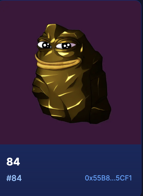 Congrats 0x55B8! das a good lookin rock