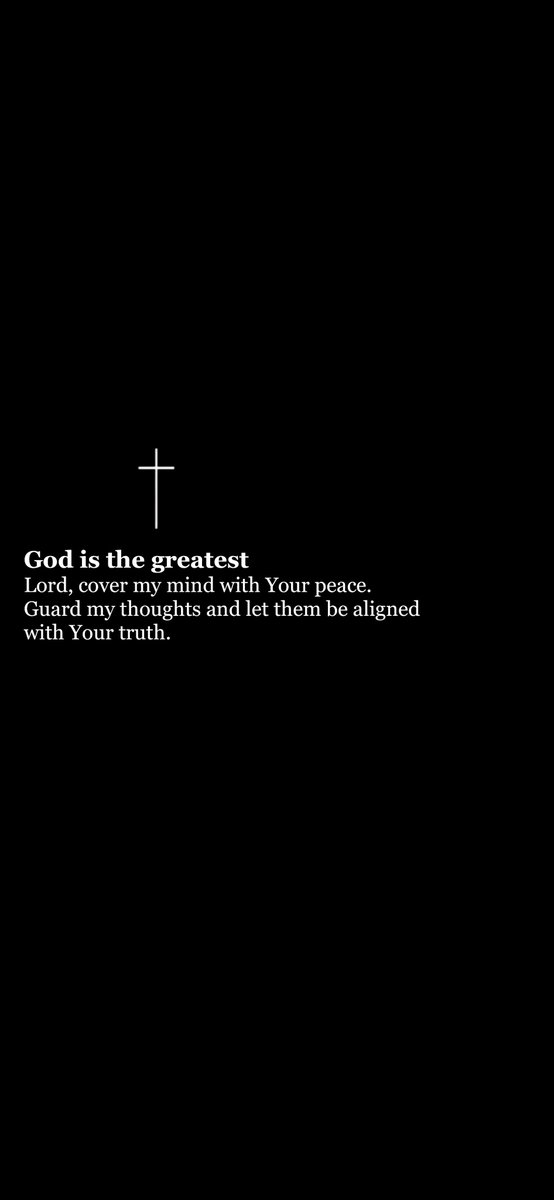 God is the greatest ✝️
