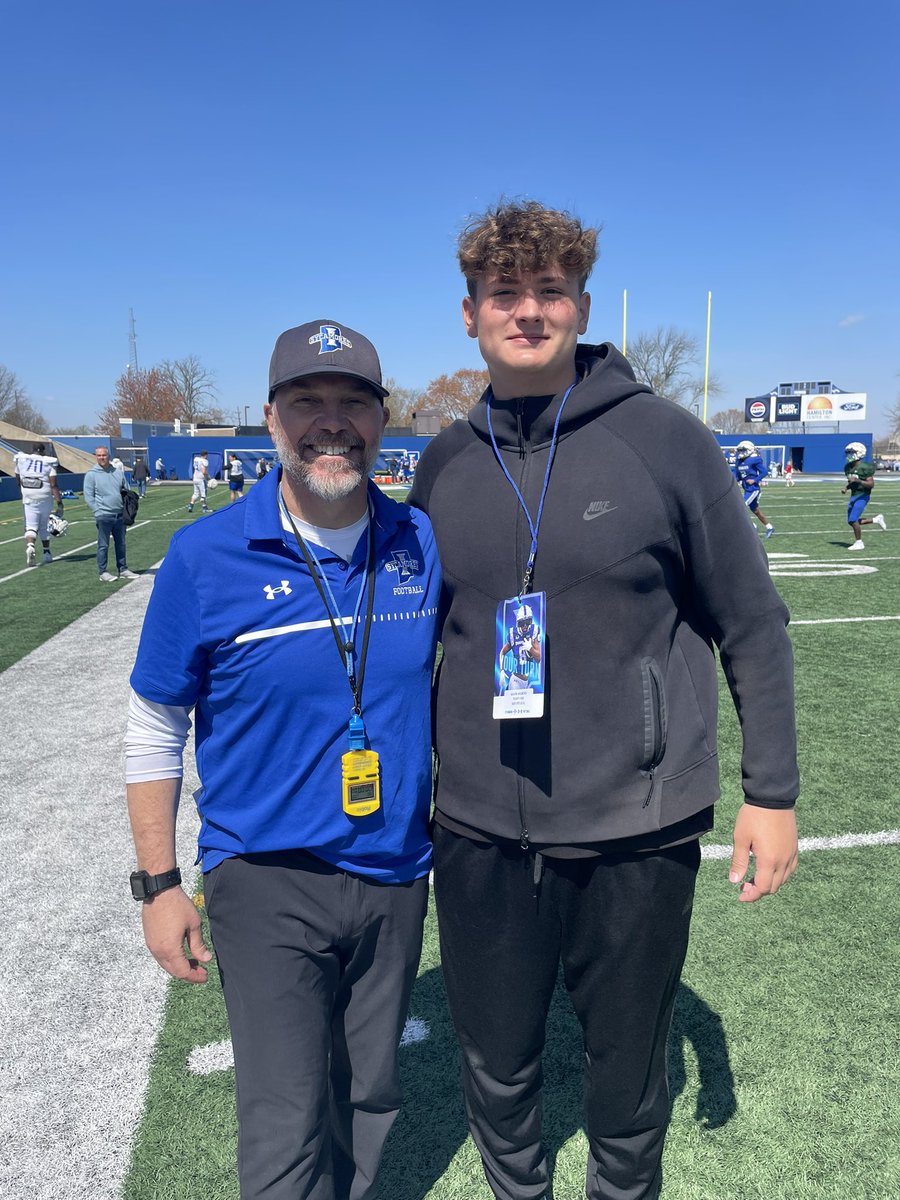 Gavin_Wilkins07's tweet photo. Thank you to @FBCoachHale @CoachDF2025 @CmalryMallory for having me at Indiana State! Had an amazing time back home in Indiana. Im grateful for the opportunity to check out campus and talk with the staff! 
@CoachReino @classicqb @CoachDeejay86 https://t.co/NR0luZg7qW