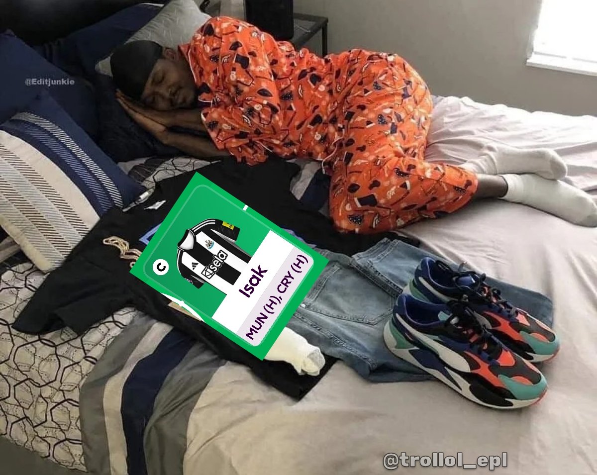 FPL_Trolls's tweet photo. How Isak triple captainers sleep tonight https://t.co/LjTzFta5bn