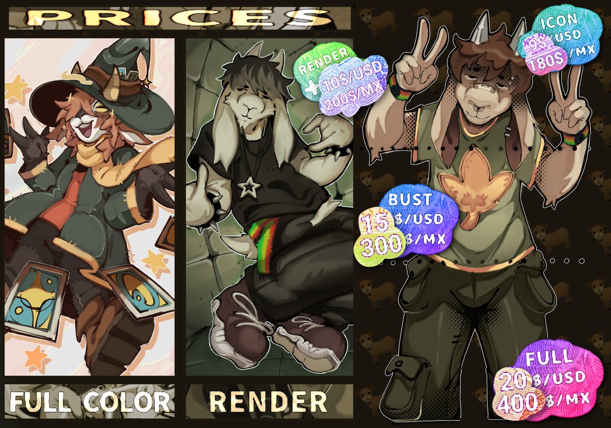 ‼️COMISSIONS OPEN‼️
I make an update on My comm sheet, i was a little busy with some comissions but i'm free now,