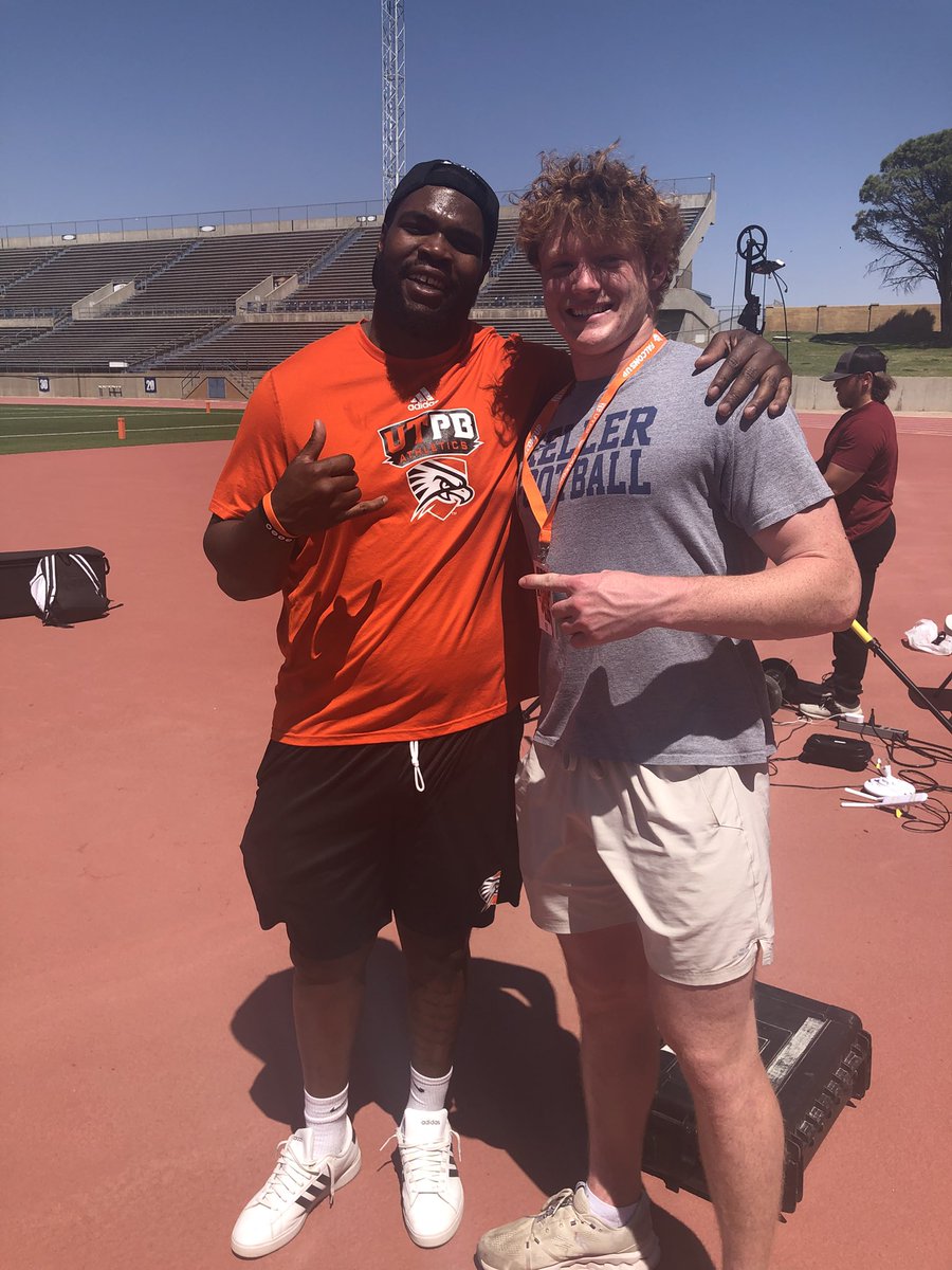 CalebMuse2026's tweet image. I had a great time at @UTPBFootball today at the Junior day and Spring game! Also got to see my boy @ogura_gabriel!!
@CoachK__Mac @CoachSantolla @Aus_Doce12 @CoachShaw_Jake @Coach_Gow1 @fhsutiger @CoachTKeller @coachH2bwill