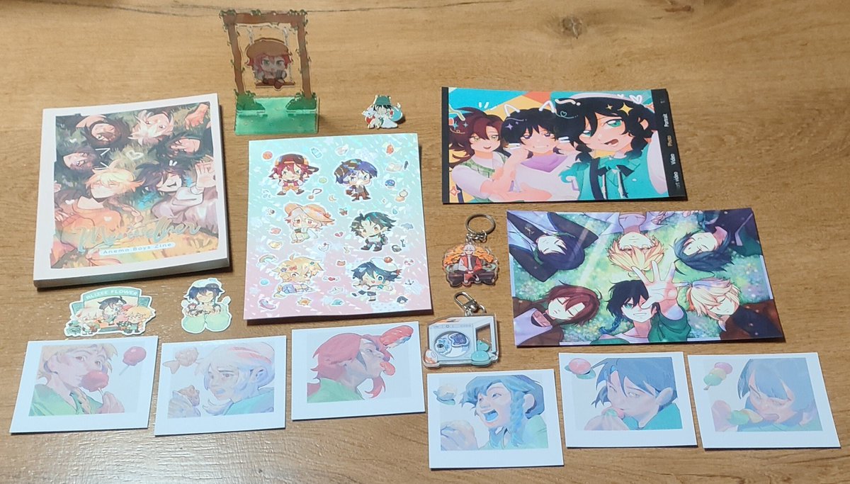 The <a href="/Meriwether_Zine/">meriwether: Anemo Boys Zine ☁️🍃 PROJECT CLOSED!</a> package made it safely too ~