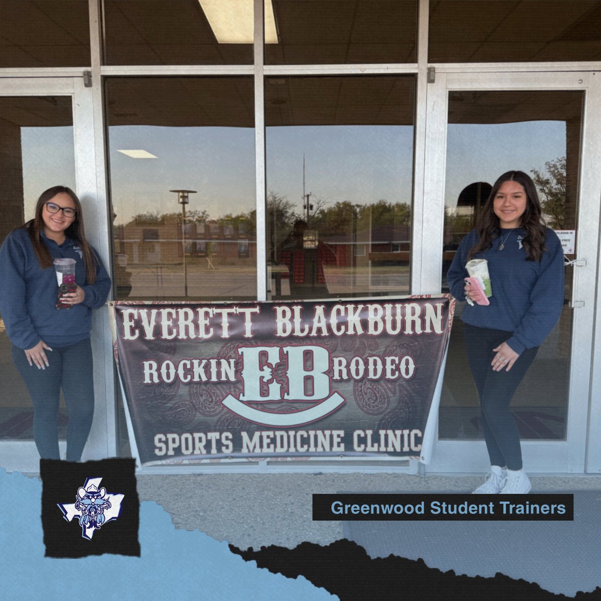 GreenwoodAth's tweet photo. Our Greenwood student trainers spent their Saturday at the Everett Blackburn Rockin’ Rodeo Sports Medicine Clinic! They learned about athletic injuries, the history of athletic training, and what the future holds for the profession. Always learning, always growing! https://t.co/9KkuxLoPK5
