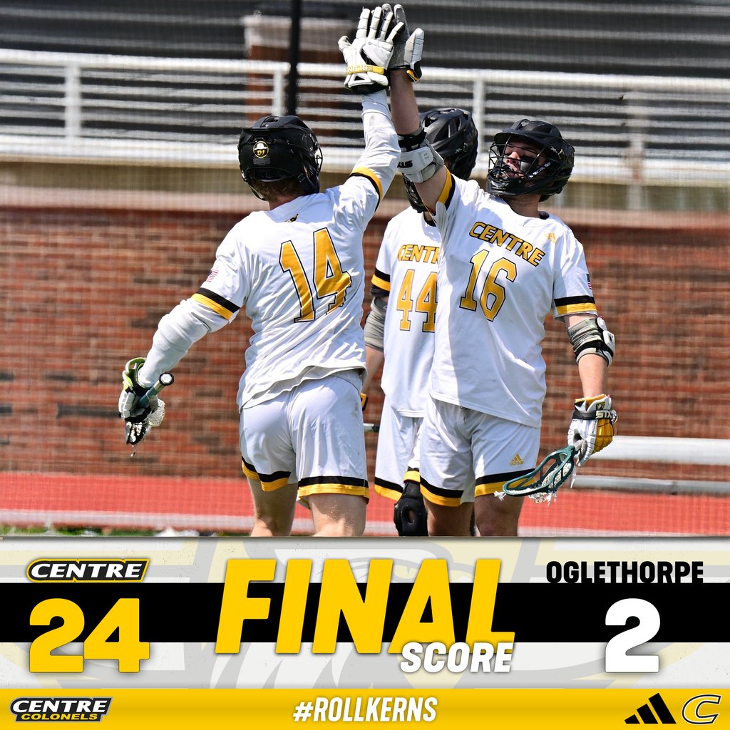 🥍 | @Centremenslax's seniors shine with 17 of the team's 24 points on Senior Day! #RollKerns

centrecolonels.com/news/2025/4/12…