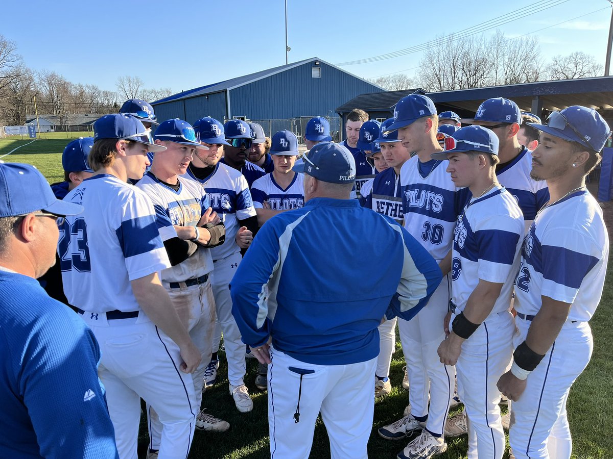 20 runs in game 2! Bethel scores in every inning to get the series split! Great weekend! #team