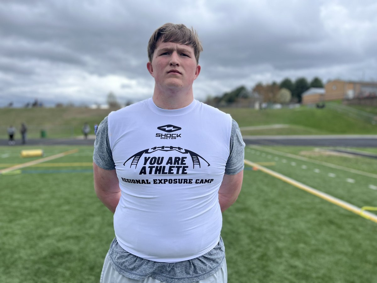 Brandon Howard (@bhoward_11) on Twitter photo The Hun School of Priceton (NJ.) HS 2028 OL Cooper Ebeling (<a href="/cooper_ebeling/">Cooper Ebeling</a>)
Ebeling is a talented, young prospect with solid length at 6,4, 285lbs.
The rising sophomore holds his own in the trenches, primarily at guard as he holds an offer from #Liberty so far.
One to watch. The Hun School of Priceton (NJ.) HS 2028 OL Cooper Ebeling (<a href="/cooper_ebeling/">Cooper Ebeling</a>)
Ebeling is a talented, young prospect with solid length at 6,4, 285lbs.
The rising sophomore holds his own in the trenches, primarily at guard as he holds an offer from #Liberty so far.
One to watch.