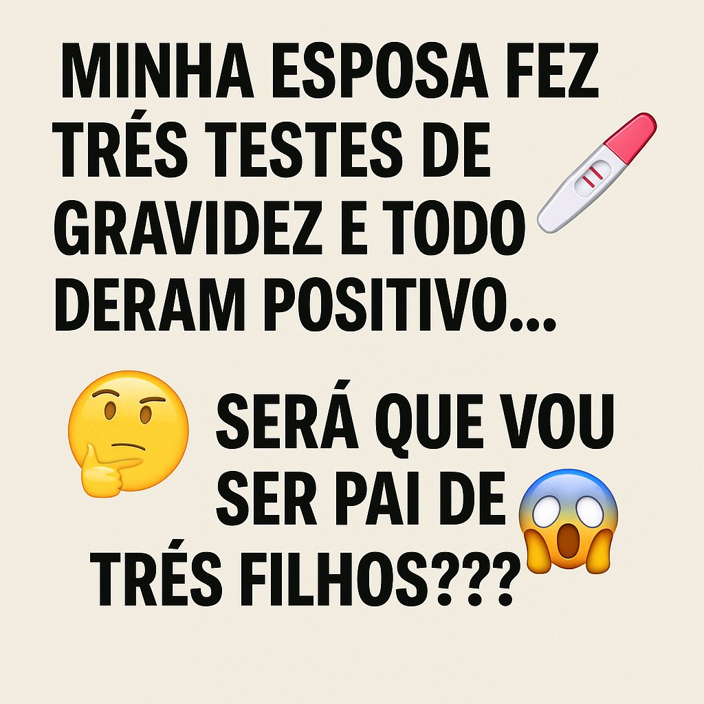 gilberlanatrox's tweet photo. Minha esposa fez três testes de gravidez e todos deram positivo...
Será que vou ser pai de três filhos??? https://t.co/lyky8iukm7