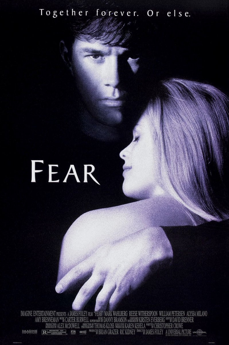 FilmNewsNos's tweet photo. 🎬MOVIE HISTORY: 29 years ago today, April 12, 1996, the movie ‘Fear’ opened in theaters!

#MarkWahlberg #ReeseWitherspoon #WilliamPetersen #AmyBrenneman #AlyssaMilano #GaryRiley #JedRees #ToddCaldecott #AndrewAirlie #JamesFoley https://t.co/8MjXyDc6Xe