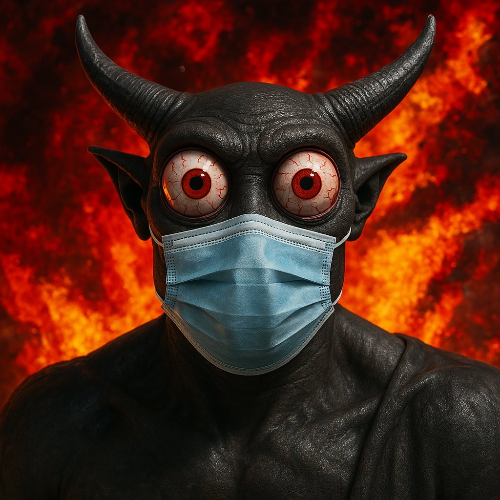 shakal2020's tweet image. Behind the mask, hell watches.

Lucy #91 

a fragment of shadow seeking redemption.
A silent scream, captured in digital matter.
#LucyNFTs #Docshakal #NFTArts #darkart #Symbolism